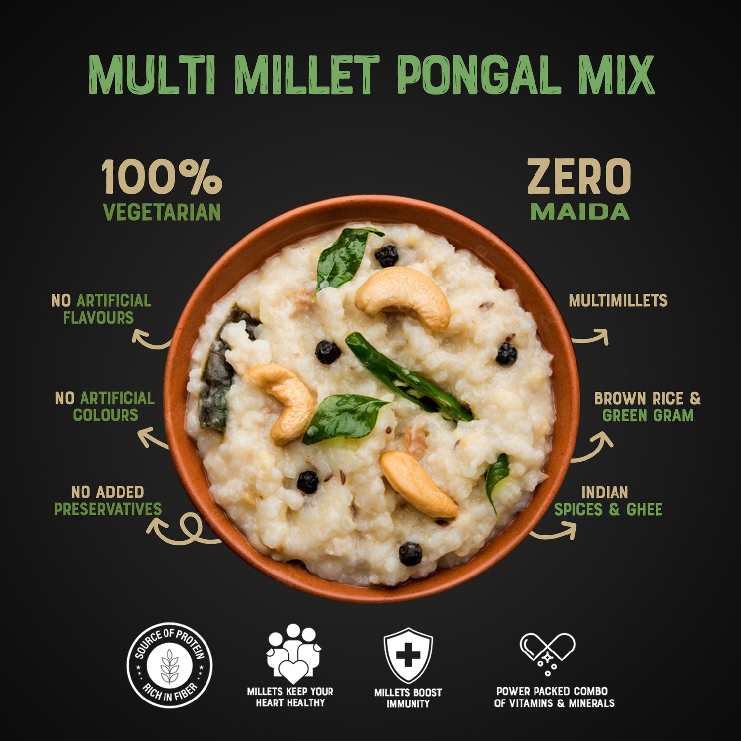 Multimillet Pongal: A Nutritious and Delicious Breakfast Option