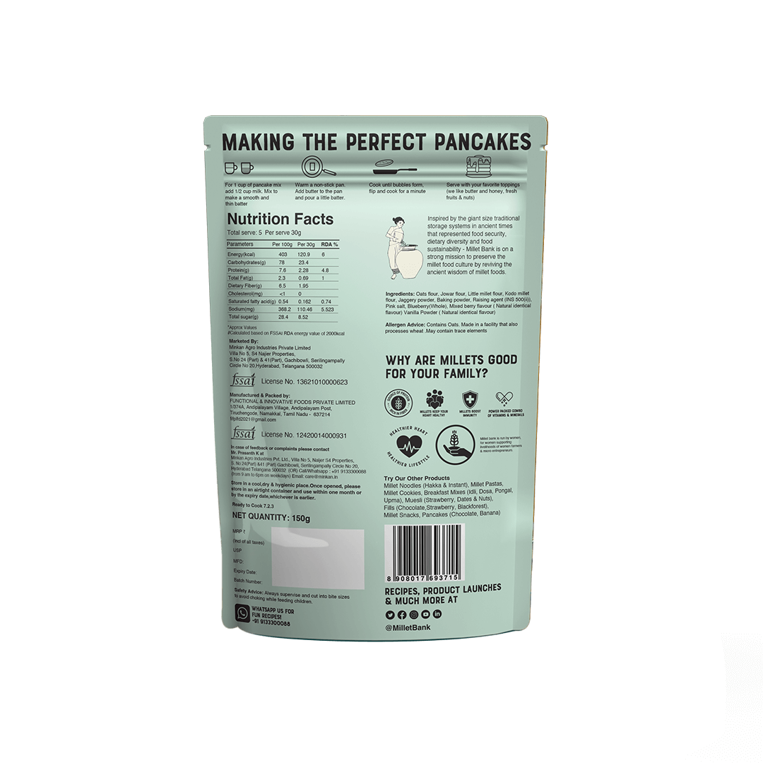 Blueberry Pancake Mix