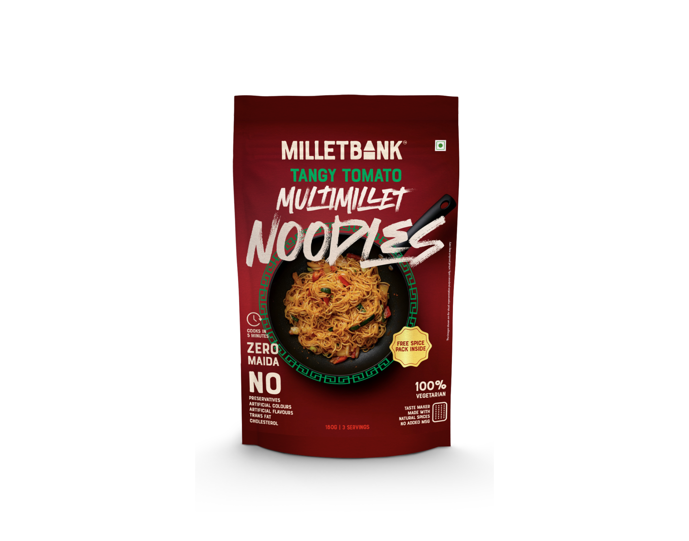 Multi Millet Tangy Tomato Hakka Noodles