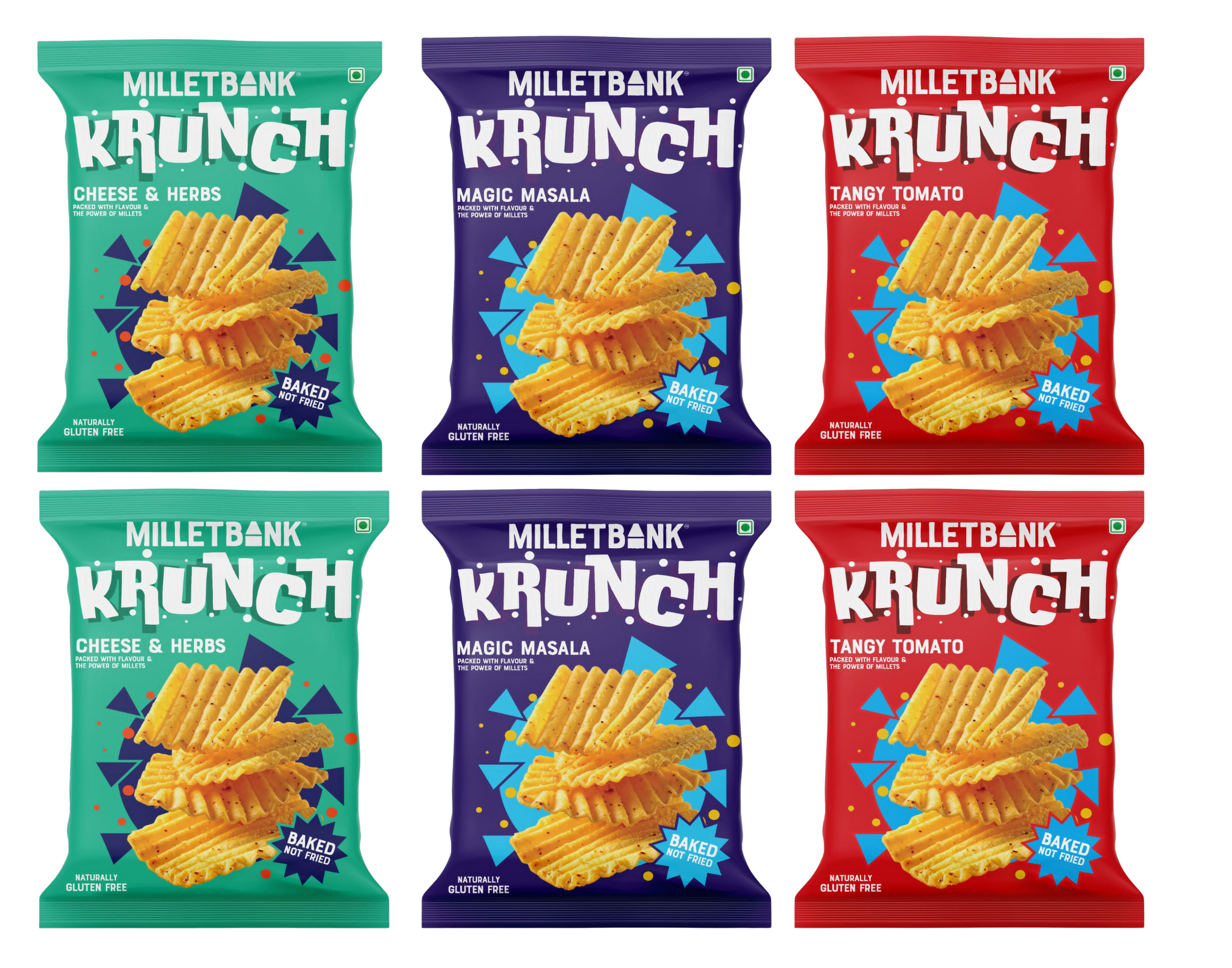 Wholesome Snack Box - Magic Masala , Tangy Tomato , Cheese and Herbs