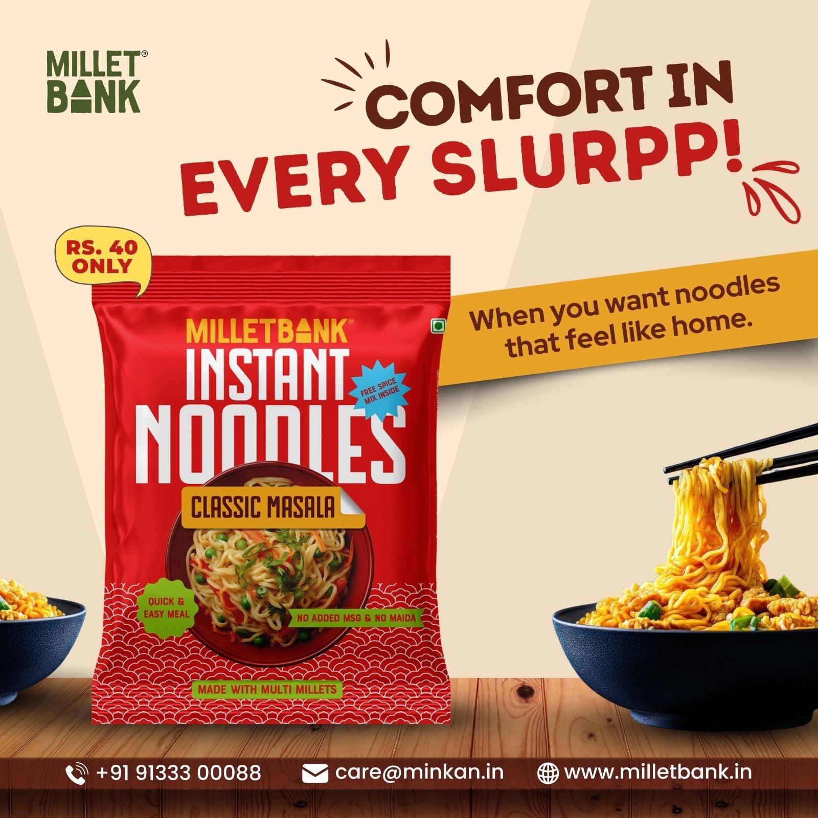 MILLET INSTANT NOODLES