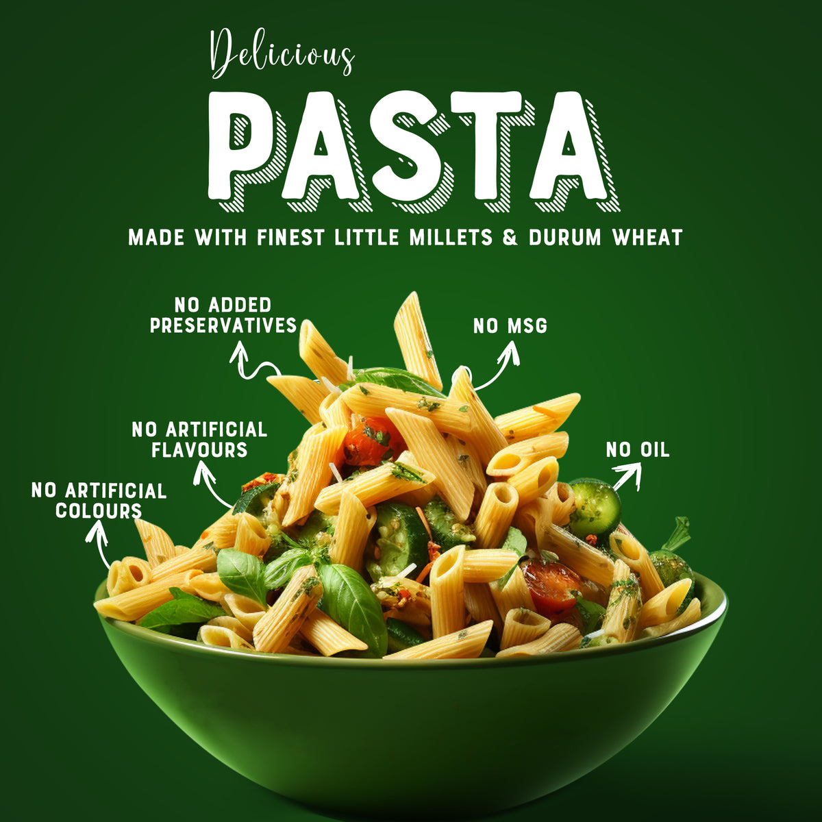 Buy Premium Millet Pasta from Millet Bank