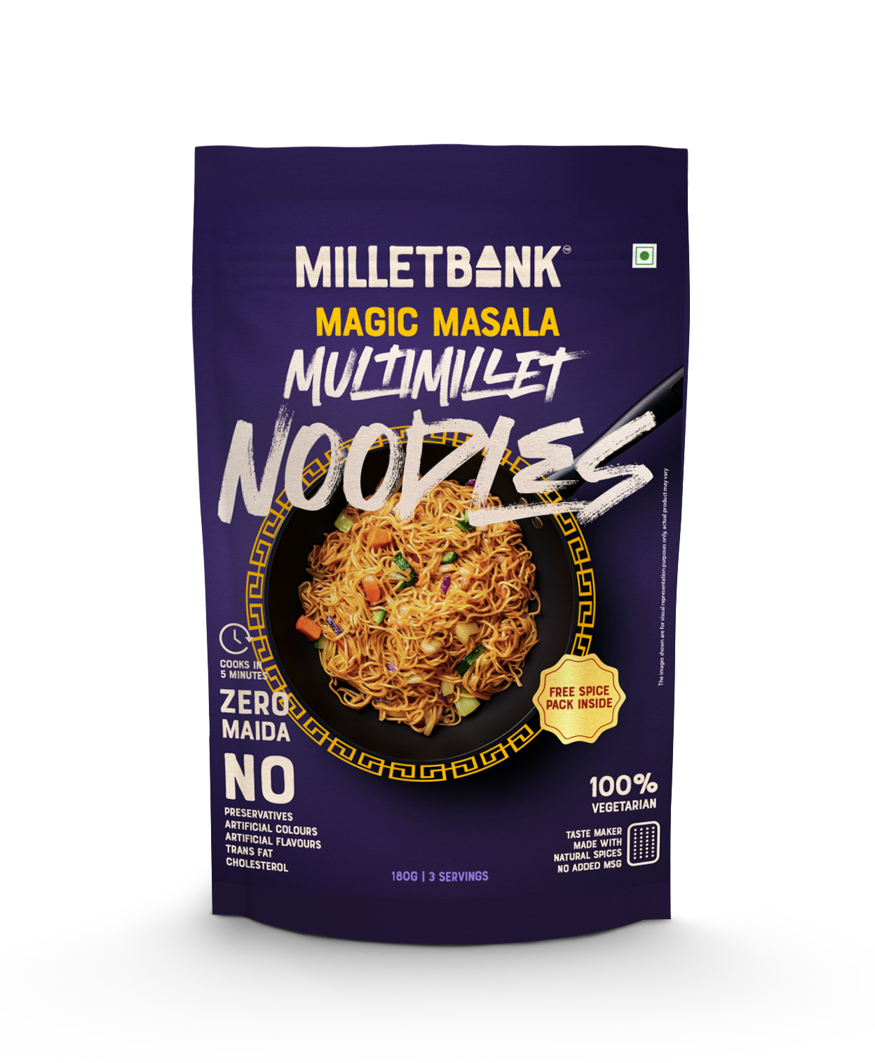 Multi Millet Magic Masala Hakka Noodles