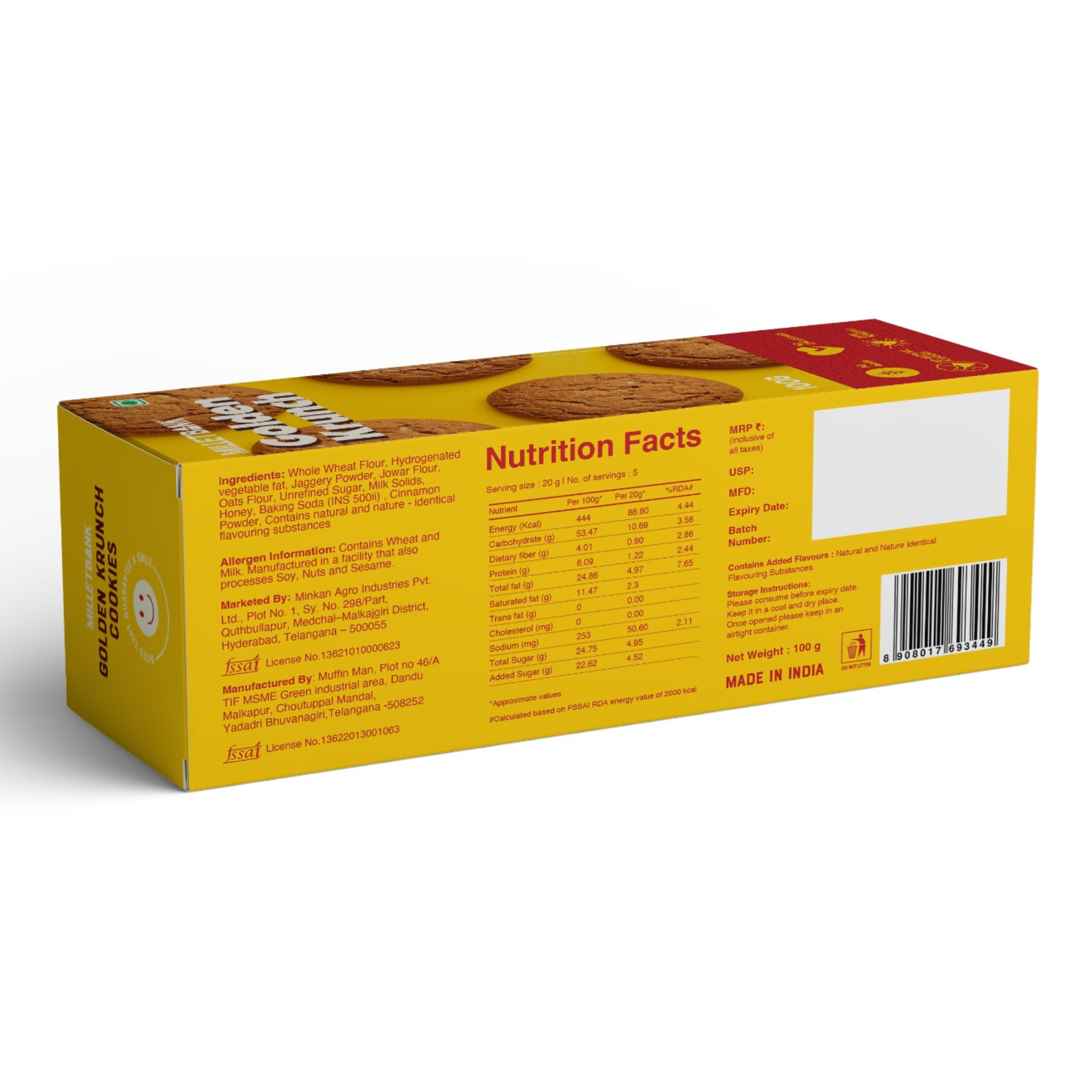 Golden Krunch Cookies